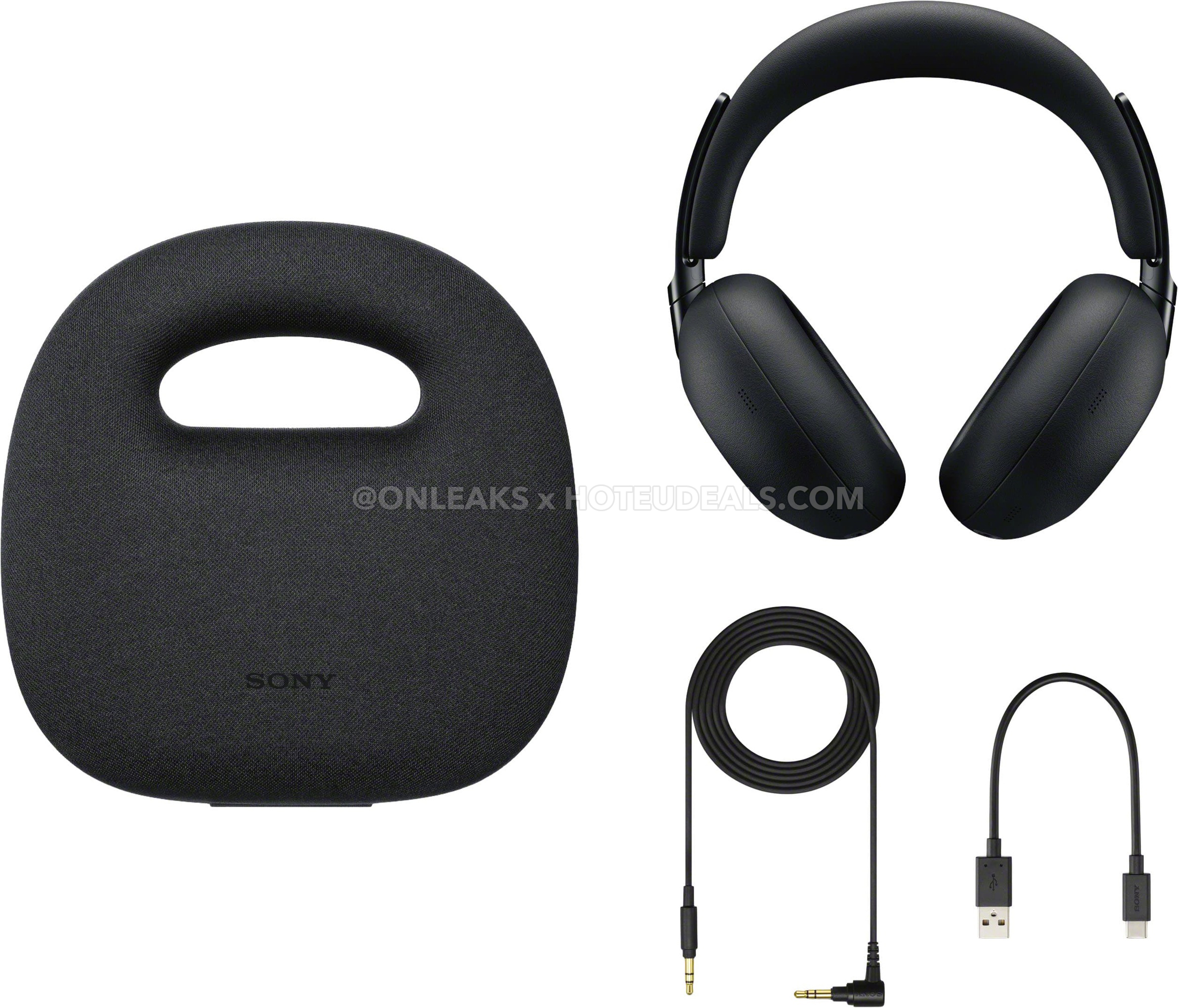 Sony 1000X The ColleXion Black &mdash; full unboxing layout