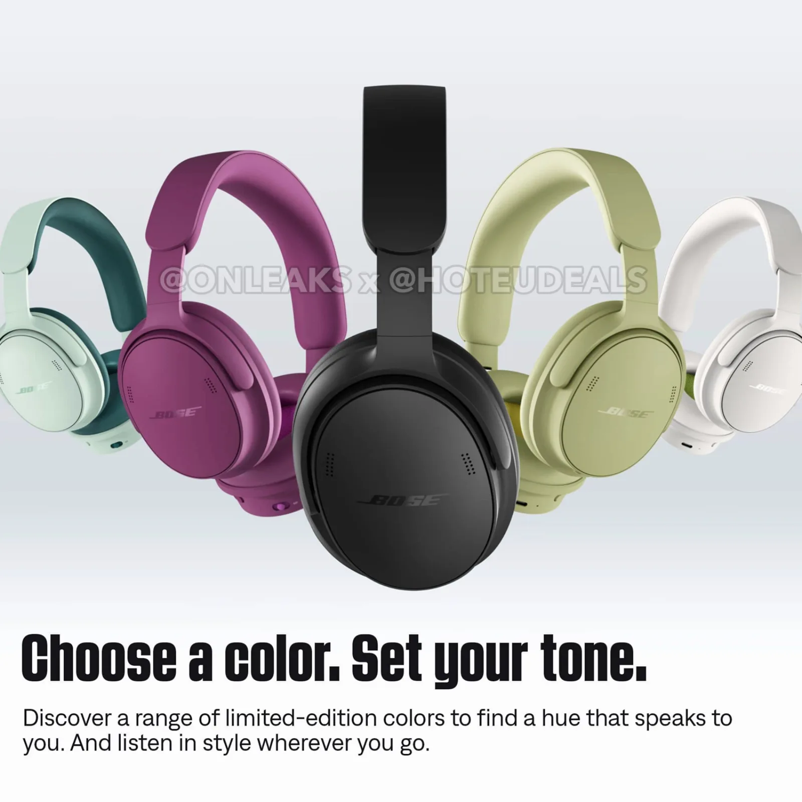 Bose QuietComfort (2nd Gen): First Look at All Six Colours Ahead of Launch