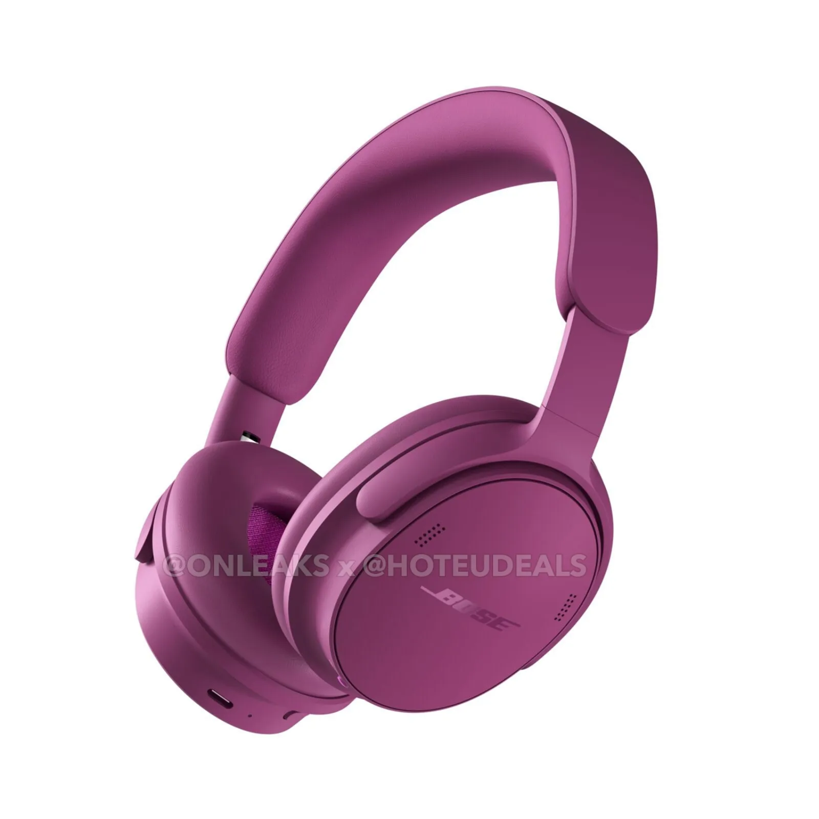 Bose QuietComfort (2nd Gen) in Rosewood Mauve, leaked press render 1 of 8